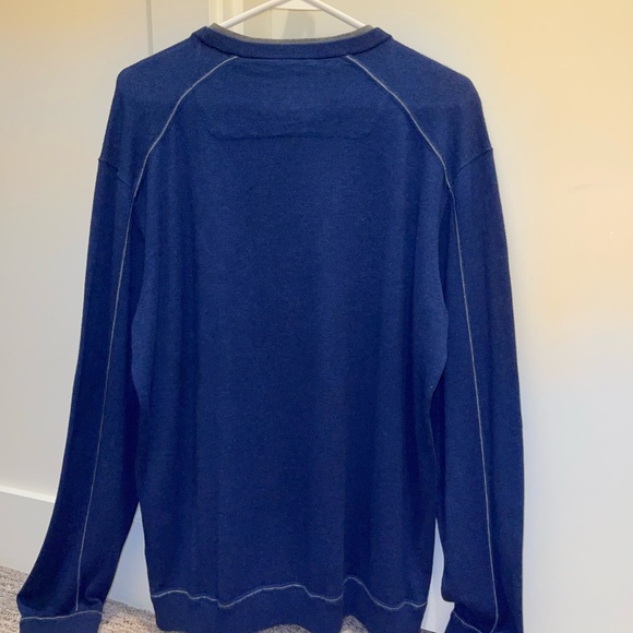 Zegna, Cotton and Cashmere Knit Crewneck Sweater - Picture 4 of 8